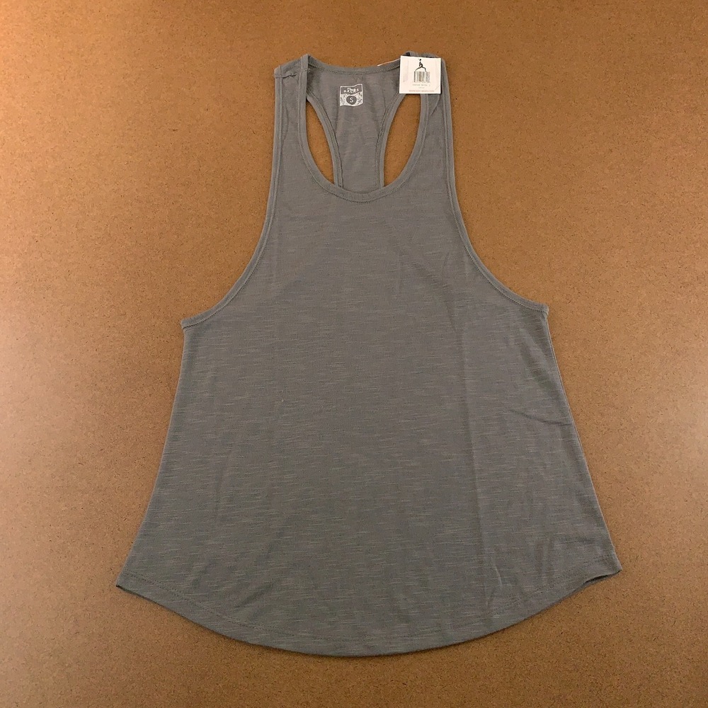Sexy Basics Womens Size Small Gray Pullover Racerback Tank Top NWT